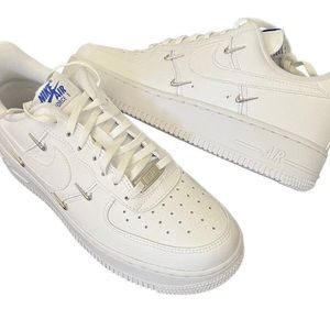 Nike Air Force 1 leather trainers